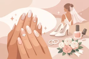 Read more about the article 15 Bridal Nail Ideas for a Polished Look